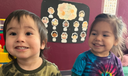 Boy and Girl Smiling